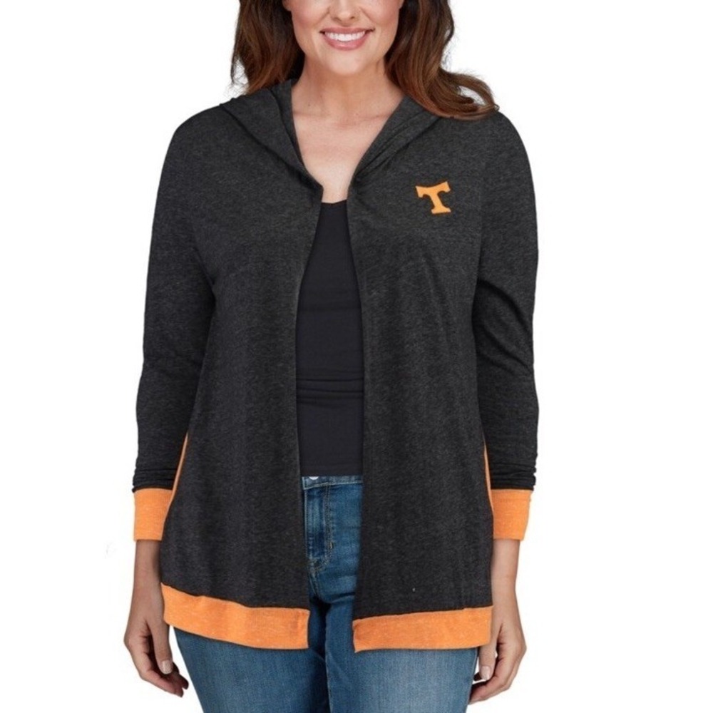 Coliseum‎ Tennessee Volunteers Cardigan Hoodie, Women's Gray Orange Sz 1X NWT